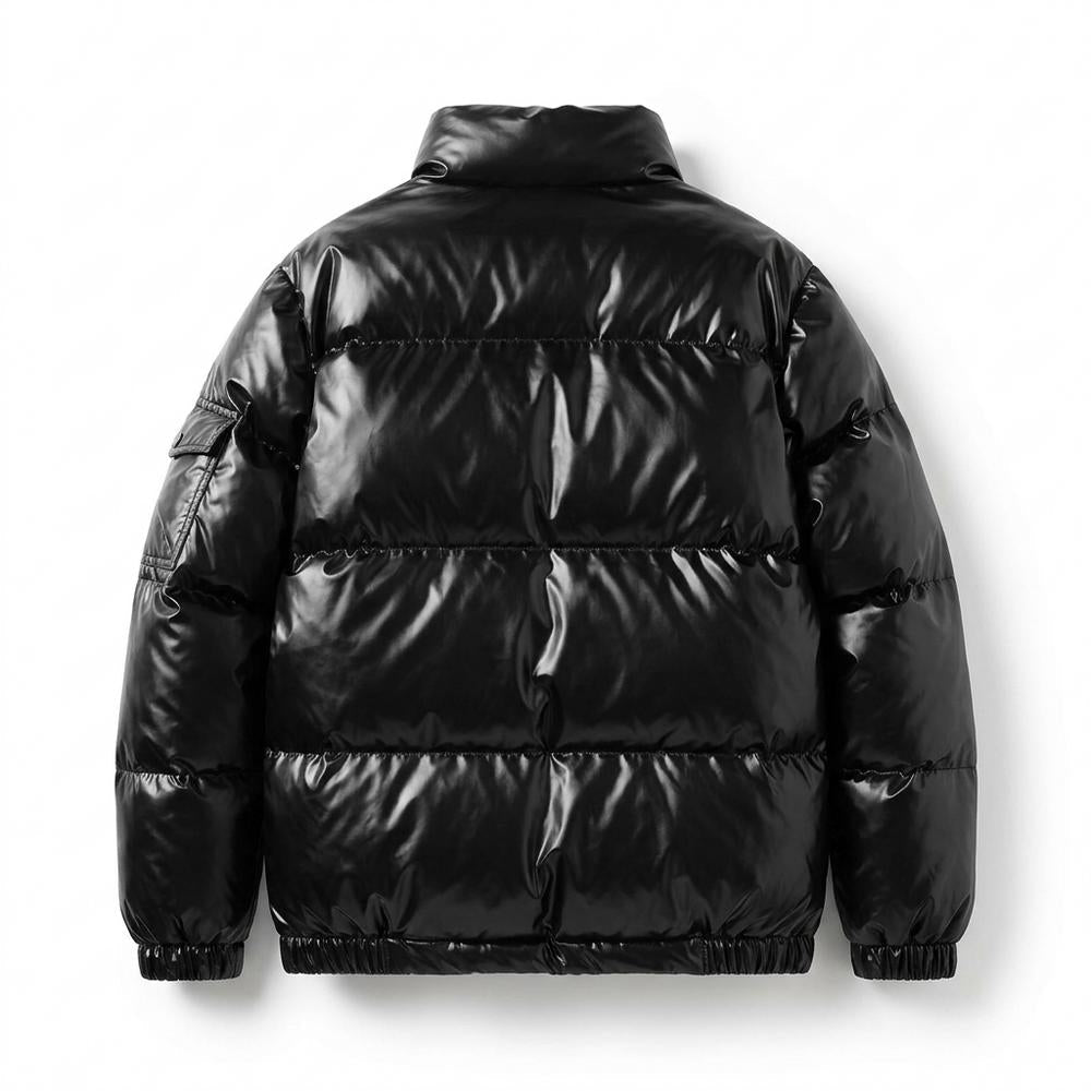 Gentleman Code - Nusal | Glänzend Wattiert Jacke Unisex