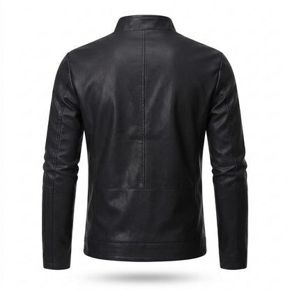 Gentleman Code - Vifat | Gefütterte Taillierte Lederjacke Herren