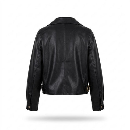 Gentleman Code - Mihin | Locker Geschnittene Lederjacke Damen