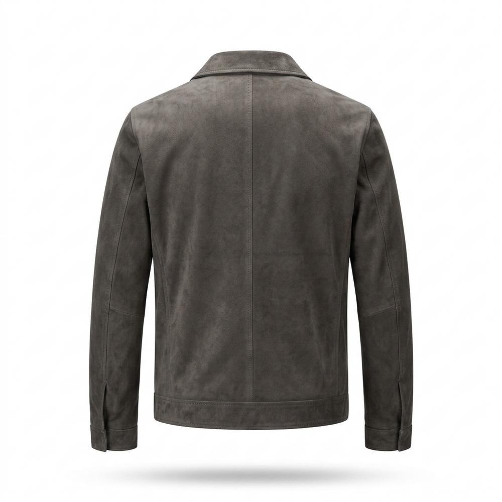 Gentleman Code - Miguk | Gerade Matte Wildleder-Jacke Herren