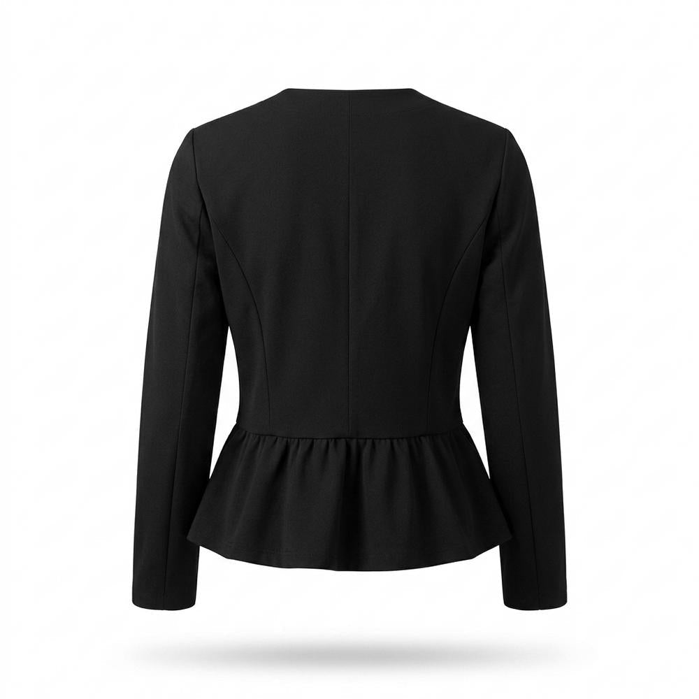 Gentleman Code - Migik | Kragenlose Taillierte Jacke Damen