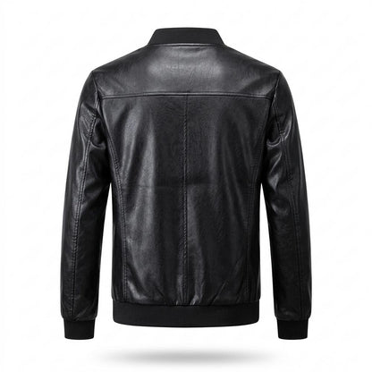 Gentleman Code - Nulul | Gerippt Genarbt Lederjacke Herren