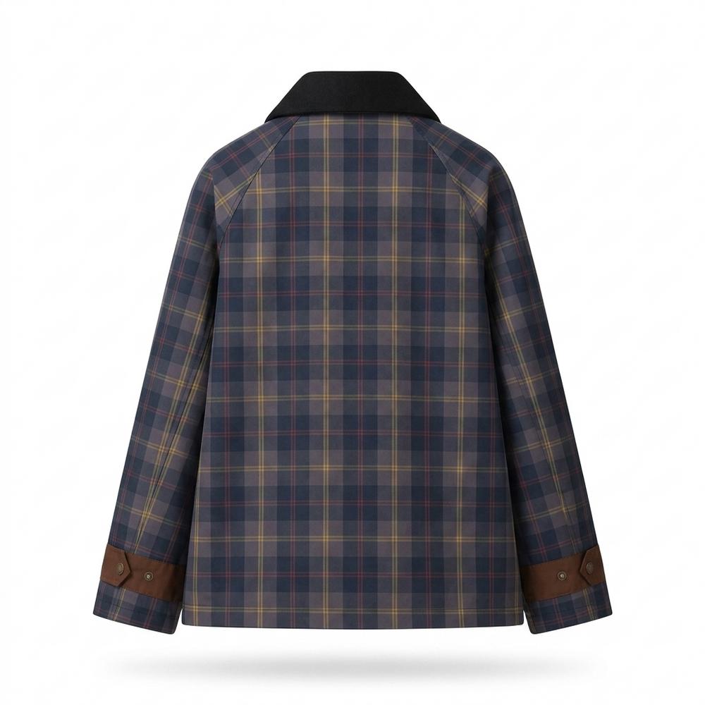 Gentleman Code - Dehan | Karierte Geknöpfte Jacke Unisex