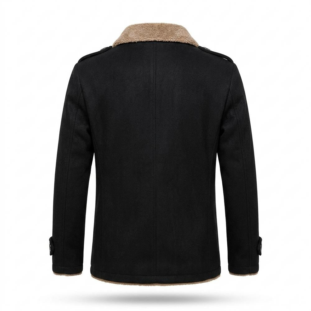 Gentleman Code - Yihod | Gefütterter Woll Mantel Herren