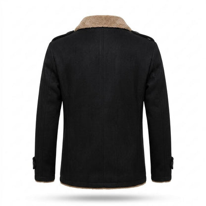 Gentleman Code - Yihod | Gefütterter Woll Mantel Herren