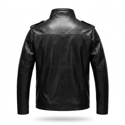 Gentleman Code - Yimos | Gefütterte Funktionale Lederjacke Herren