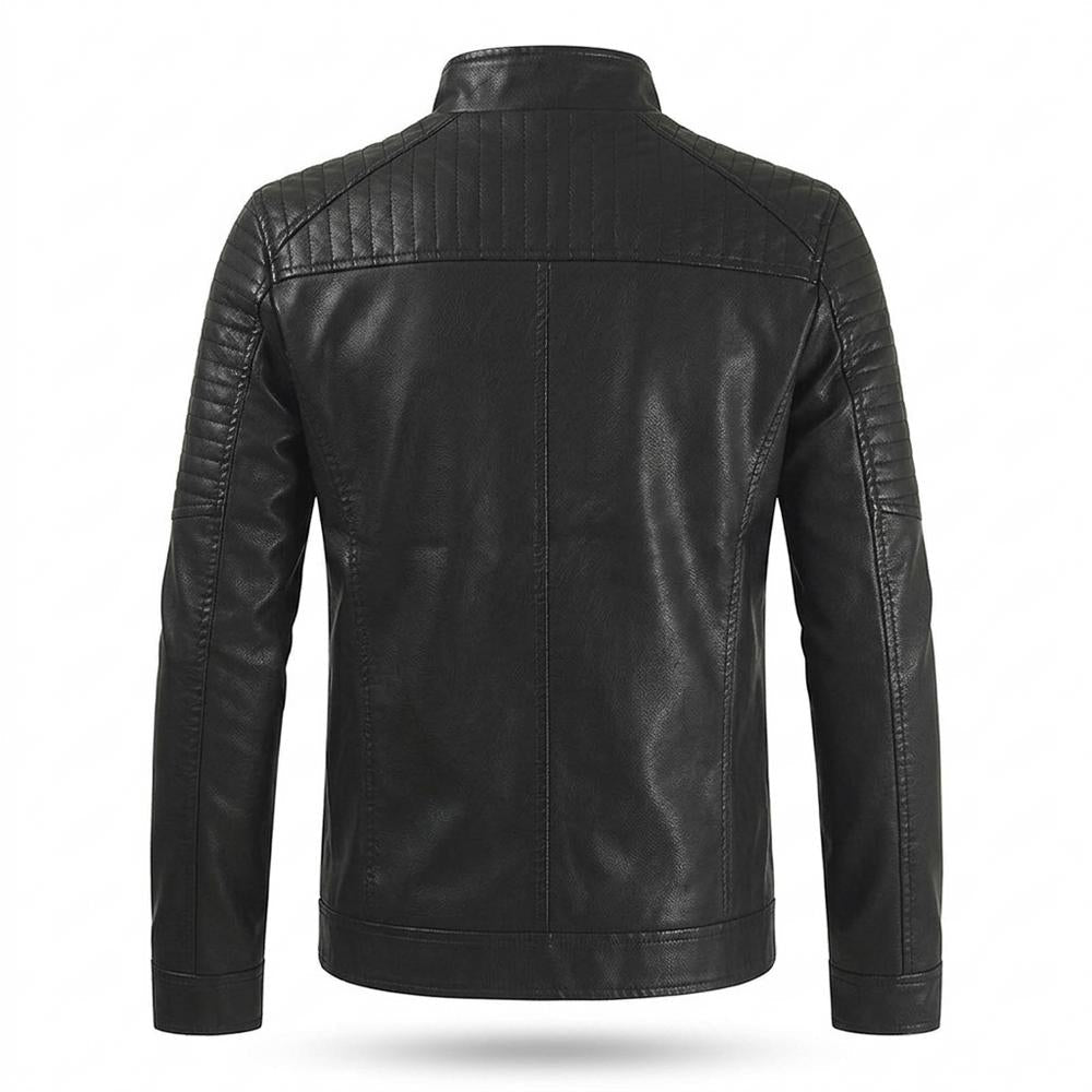 Gentleman Code - Kamar | Gefüttert Gesteppt Lederjacke Herren