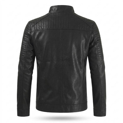 Gentleman Code - Kamar | Gefüttert Gesteppt Lederjacke Herren