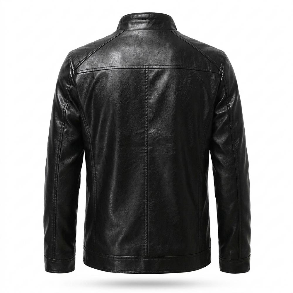 Gentleman Code - Valim | Gesteppte Taillierte Lederjacke Herren