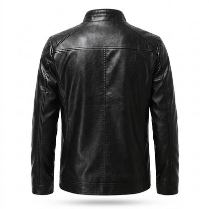 Gentleman Code - Valim | Gesteppte Taillierte Lederjacke Herren