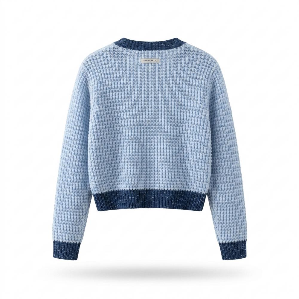 Gentleman Code - Kenes | Strukturiert Kurzgeschnitten Cardigan Damen