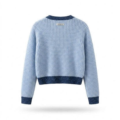 Gentleman Code - Kenes | Strukturiert Kurzgeschnitten Cardigan Damen