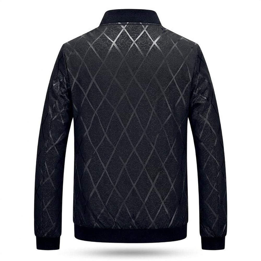 Gentleman Code - Eutal | Strukturierte Glänzende Jacke Herren