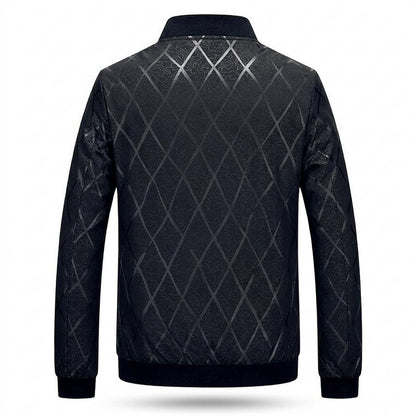 Gentleman Code - Eutal | Strukturierte Glänzende Jacke Herren