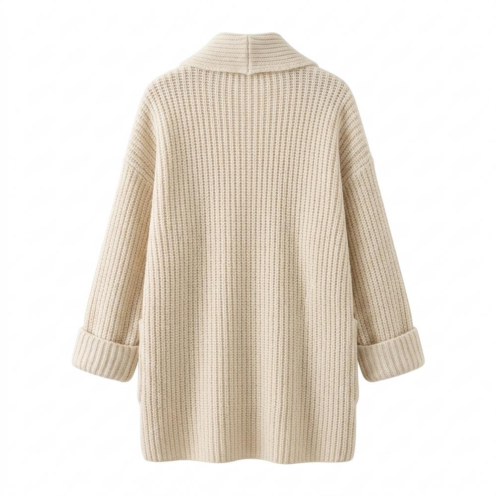 Gentleman Code - Eevos | Grobstrick Schalkragen Cardigan Damen