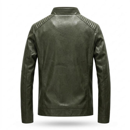 Gentleman Code - Simen | Gefüttert Gesteppt Lederjacke Herren