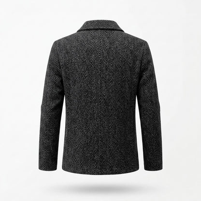 Gentleman Code - Ralav | Fischgratgemustert Gefüttert Jacke Herren