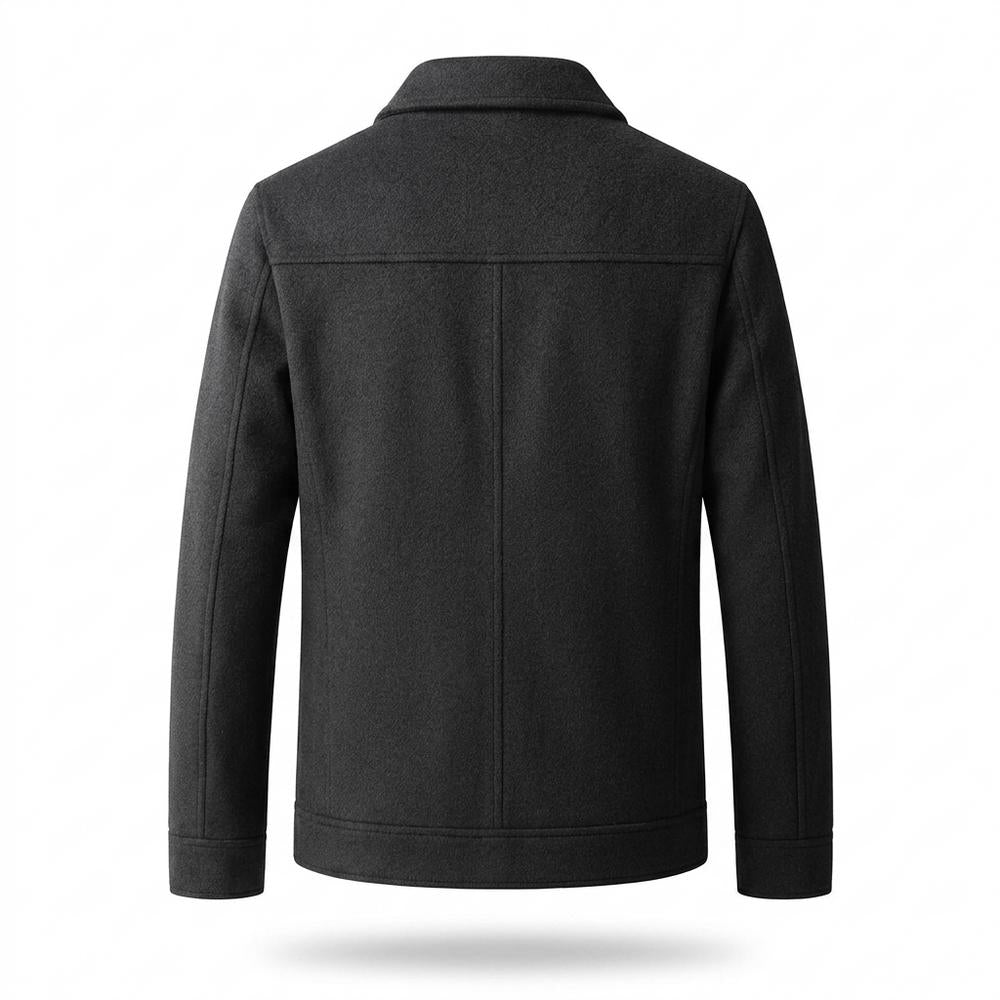 Gentleman Code - Vowos | Wollig Geknöpft Jacke Herren