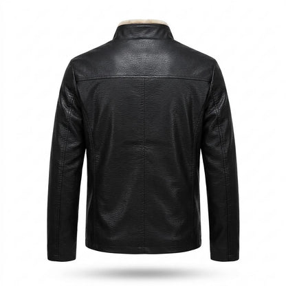 Gentleman Code - Eugor | Gefütterte Wärmende Lederjacke Herren