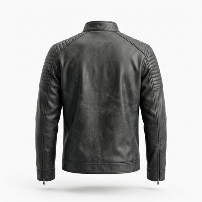Gentleman Code - Yuvod | Gesteppt Figurbetont Lederjacke Herren