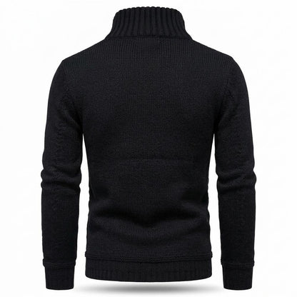 Gentleman Code - Tolod | Strukturiert Geknöpft Strickjacke Herren