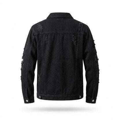 Gentleman Code - Lyven | Zerrissen Geknöpft Jacke Herren