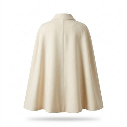 Gentleman Code - Yawod | Cape-artiger Geknöpfter Mantel Damen