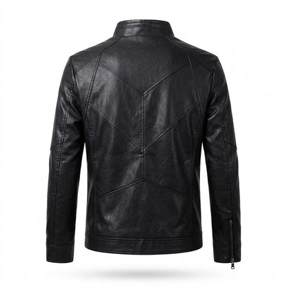 Gentleman Code - Virel | Gesteppt Tailliert Lederjacke Herren