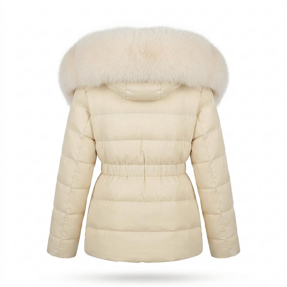 Gentleman Code - Nerok | Pelzbesetzt Gesteppt Jacke Damen