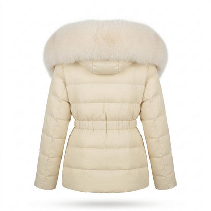 Gentleman Code - Nerok | Pelzbesetzt Gesteppt Jacke Damen