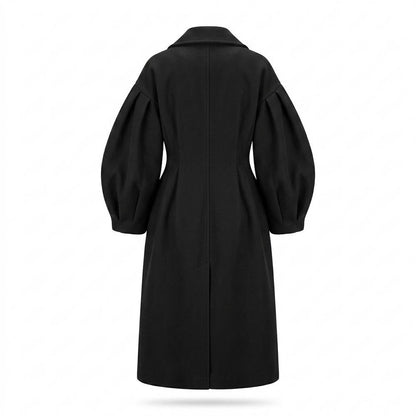 Gentleman Code - Yelid | Tailliert Voluminös Mantel Damen