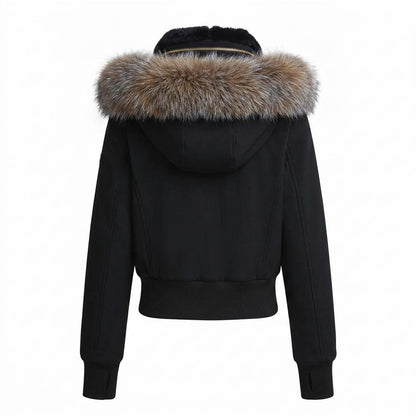 Gentleman Code - Eibov | Fellbesetzt Kurzgeschnitten Jacke Damen