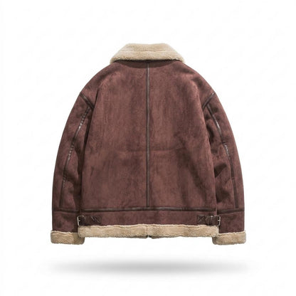 Gentleman Code - Zilel | Gefütterte Kurze Wildleder-Jacke Unisex
