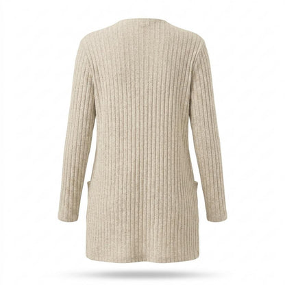 Gentleman Code - Vamal | Gerippter Langer Cardigan Damen