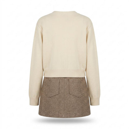 Gentleman Code - Tovet | Feingestrickter Geknöpfter Cardigan Damen