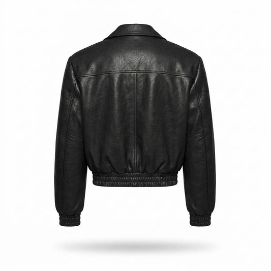 Gentleman Code - Tidit | Aufgesetzt Gesmokt Lederjacke Unisex