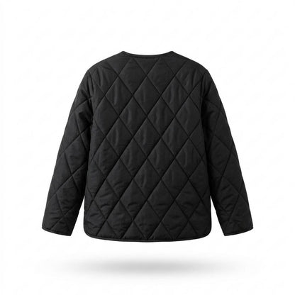 Gentleman Code - Nates | Gesteppt Kragenlos Jacke Damen