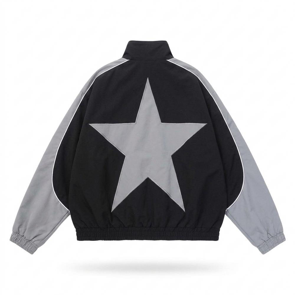 Gentleman Code - Yozuk | Colorblock Stehkragen Jacke Unisex