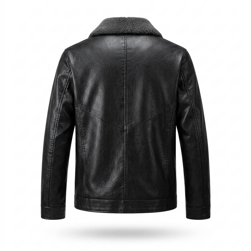 Gentleman Code - Tezam | Gefüttert Abgesteppt Lederjacke Herren