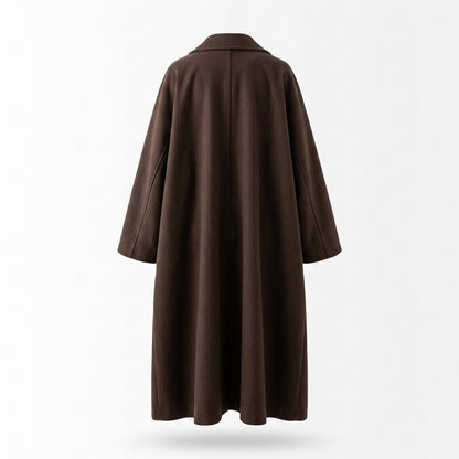Gentleman Code - Nibev | Langer Weit Geschnittener Mantel Damen