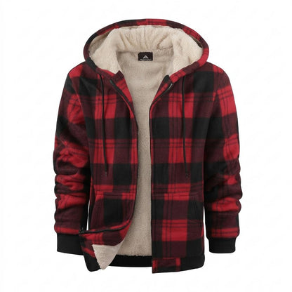 Gentleman Code - Eawin | Gefüttert Kariert Hoodie Herren