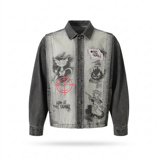 Gentleman Code - Ketir | Bedruckte Zweifarbige Jacke Unisex