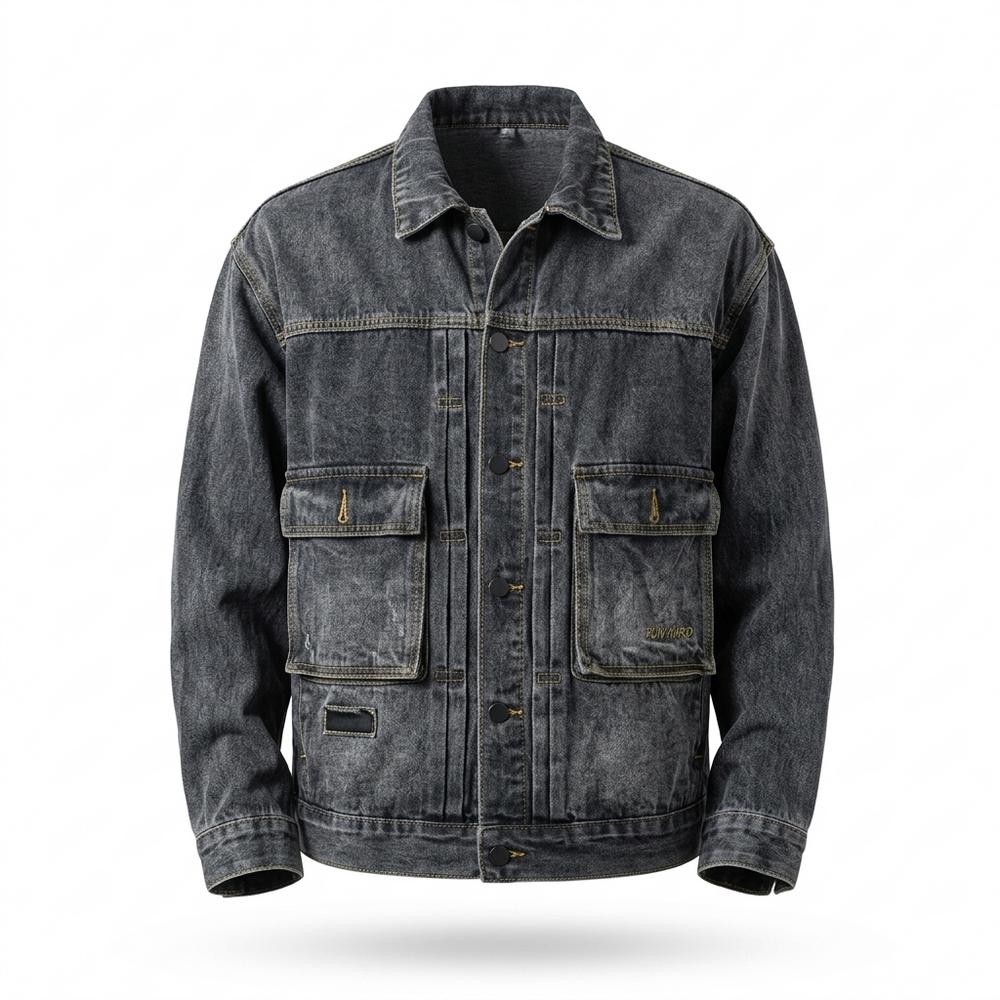 Gentleman Code - Momom | Gewaschen Geknöpft Jacke Herren