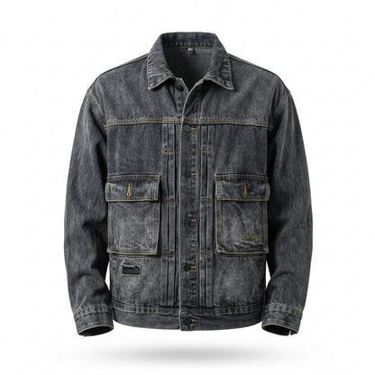 Gentleman Code - Momom | Gewaschen Geknöpft Jacke Herren
