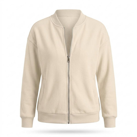 Gentleman Code - Zufer | Reißverschluss Sweatstoff Jacke Damen