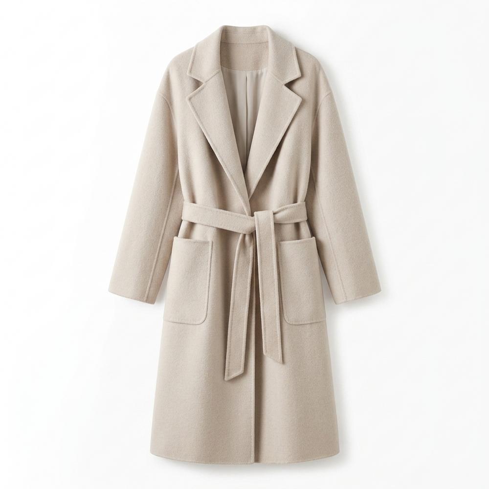 Gentleman Code - Vetit | Locker Geschnittener Zum Binden Mantel Damen