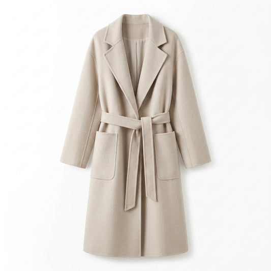 Gentleman Code - Vetit | Locker Geschnittener Zum Binden Mantel Damen