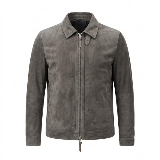 Gentleman Code - Miguk | Gerade Matte Wildleder-Jacke Herren