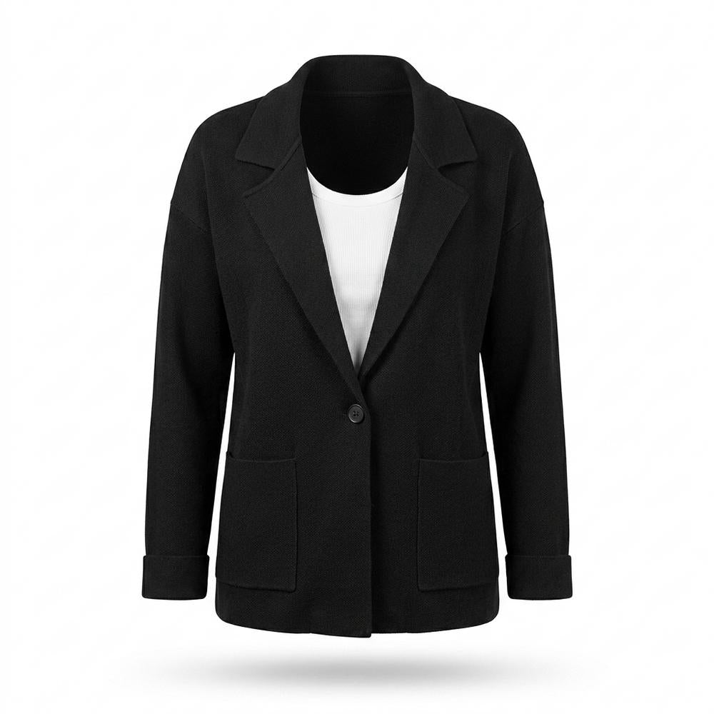 Gentleman Code - Topel | Offener Gestrickter Sakko Damen