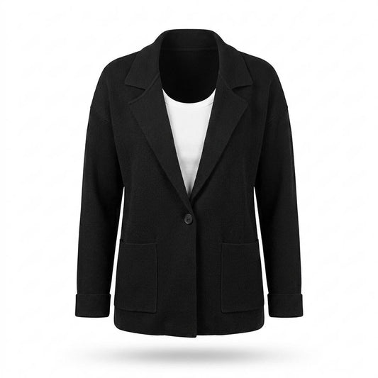 Gentleman Code - Topel | Offener Gestrickter Sakko Damen